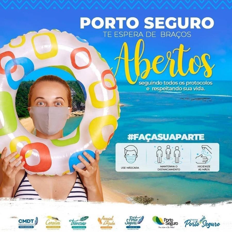 Casa Porto Mar America Praia بورتو سيغورو المظهر الخارجي الصورة